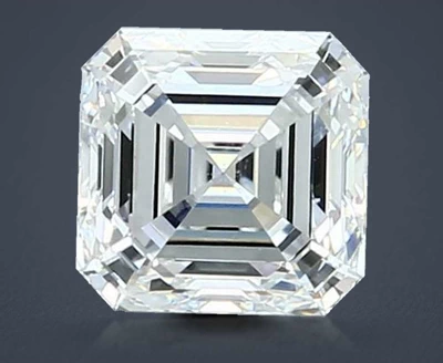 1.56ct E VS1 Rare Carat Ideal Cut Asscher Diamond