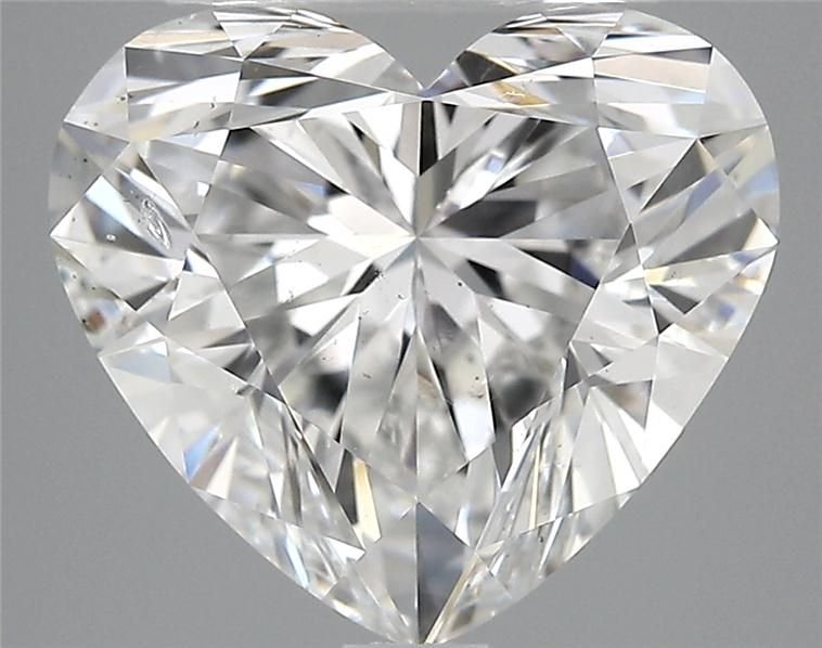 3.53ct F SI2 Rare Carat Ideal Cut Heart Diamond