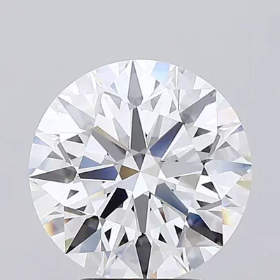 3.88ct D FL Rare Carat Ideal Cut Round Lab Grown Diamond