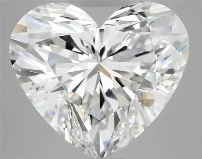 6.08ct E VVS2 Rare Carat Ideal Cut Heart Lab Grown Diamond