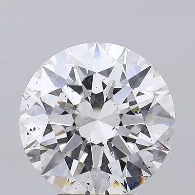 4.01ct F SI1 Excellent Cut Round Lab Grown Diamond