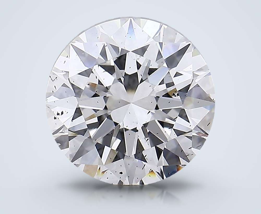 4.01ct F SI1 Excellent Cut Round Lab Grown Diamond