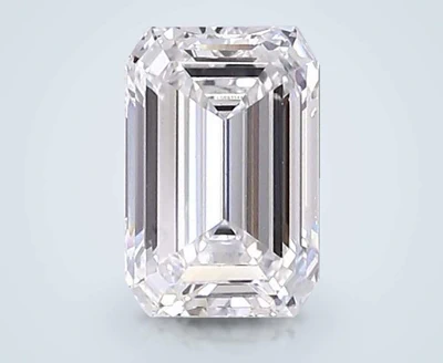 1.56ct D VS1 Rare Carat Ideal Cut Emerald Lab Grown Diamond