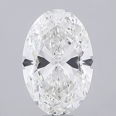 10.22ct F VS1 Rare Carat Ideal Cut Oval Lab Grown Diamond