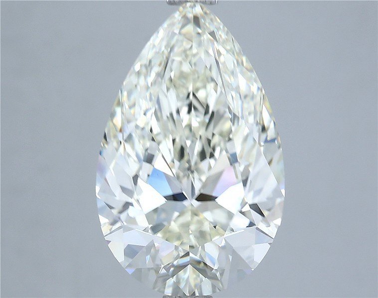 5.01ct J VS1 Rare Carat Ideal Cut Pear Diamond