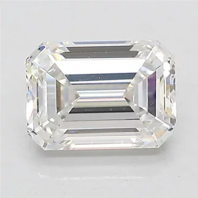 1.61ct F VVS2 Rare Carat Ideal Cut Emerald Lab Grown Diamond