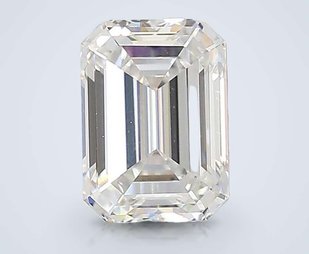 1.61ct F VVS2 Rare Carat Ideal Cut Emerald Lab Grown Diamond