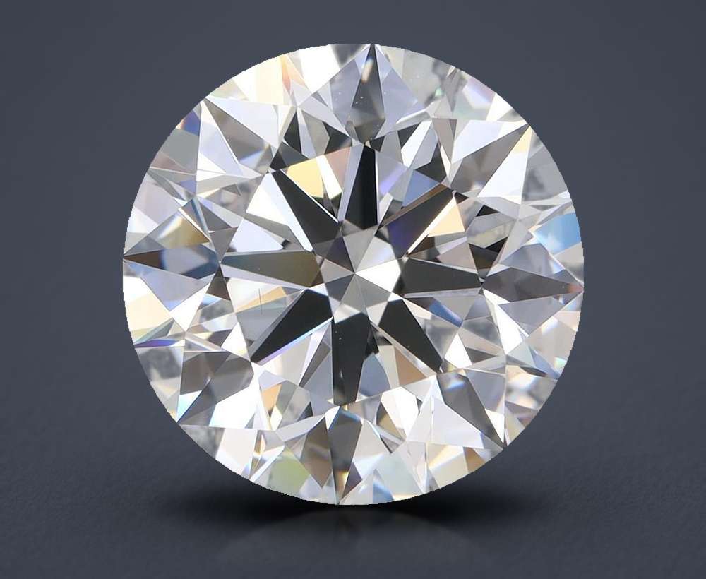 5.34ct E VS2 Rare Carat Ideal Cut Round Lab Grown Diamond