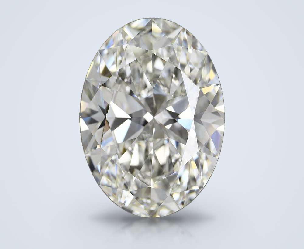 15.08ct F VVS2 Rare Carat Ideal Cut Oval Lab Grown Diamond