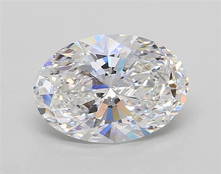 2.51ct E VVS2 Rare Carat Ideal Cut Oval Lab Grown Diamond