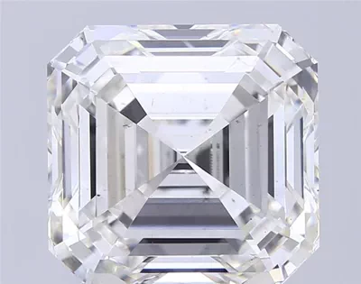 11.09ct H VS2 Rare Carat Ideal Cut Asscher Lab Grown Diamond
