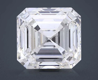 11.09ct H VS2 Rare Carat Ideal Cut Asscher Lab Grown Diamond
