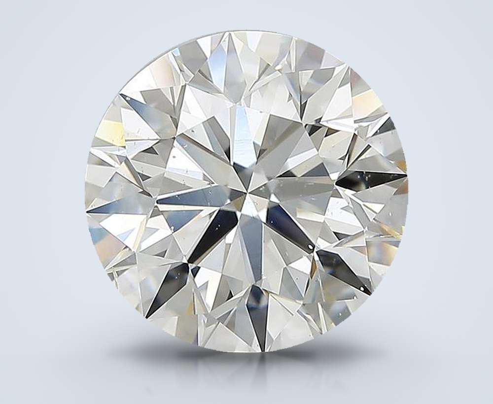 4.73ct J SI2 Excellent Cut Round Diamond