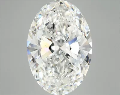 9.99ct E SI1 Rare Carat Ideal Cut Oval Lab Grown Diamond