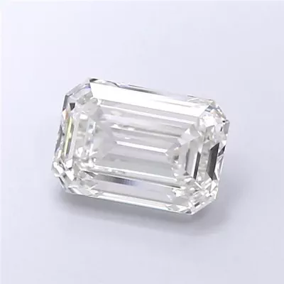 4.05ct G VS1 Rare Carat Ideal Cut Emerald Lab Grown Diamond