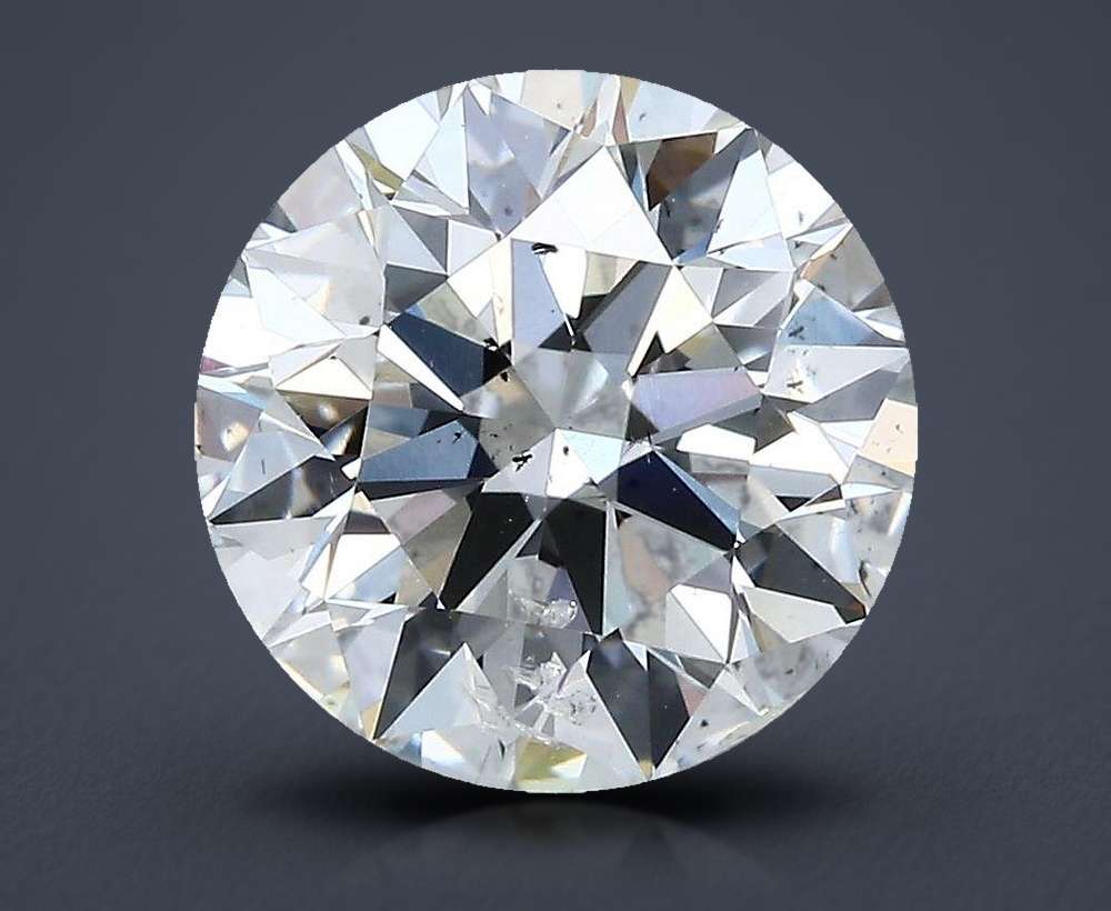 3.50ct F SI2 Rare Carat Ideal Cut Round Diamond