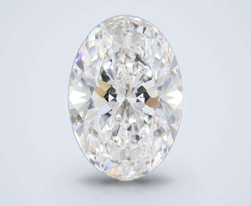 16.45ct F SI1 Rare Carat Ideal Cut Oval Lab Grown Diamond