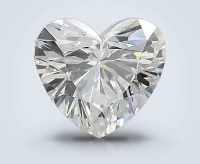 1.35ct F VVS1 Rare Carat Ideal Cut Heart Lab Grown Diamond