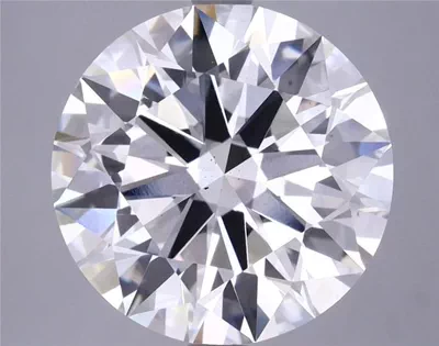 6.19ct G VS2 Rare Carat Ideal Cut Round Lab Grown Diamond