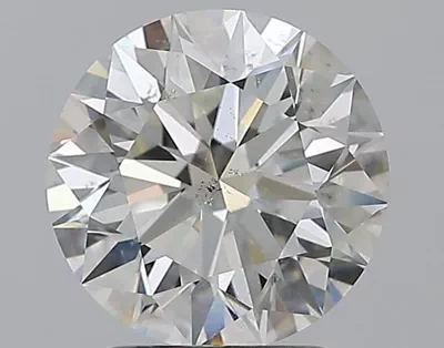 2.20ct I SI2 Rare Carat Ideal Cut Round Diamond