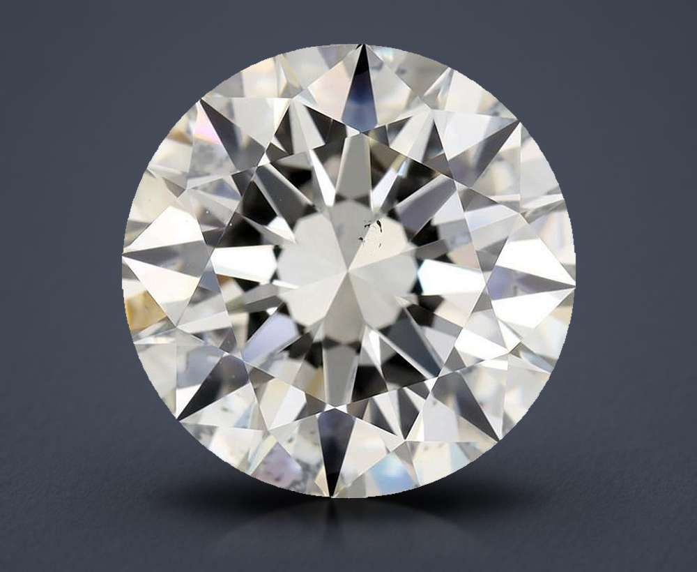 4.01ct J VS2 Rare Carat Ideal Cut Round Diamond