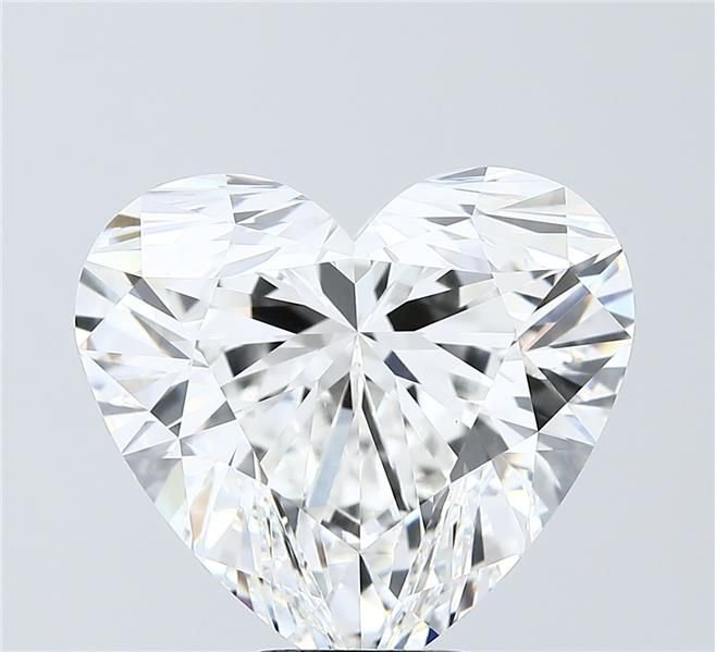10.01ct F VVS2 Rare Carat Ideal Cut Heart Lab Grown Diamond