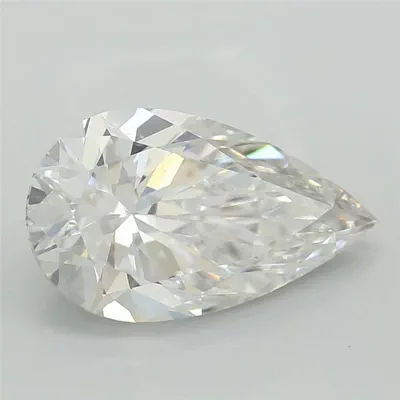 1.33ct E VS1 Rare Carat Ideal Cut Pear Lab Grown Diamond