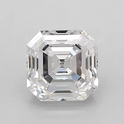 1.00ct D FL Very Good Cut Asscher Lab Grown Diamond