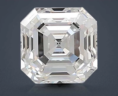 1.00ct D FL Very Good Cut Asscher Lab Grown Diamond