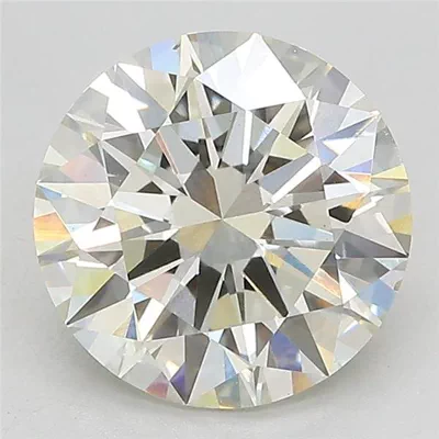 3.32ct J VS2 Excellent Cut Round Lab Grown Diamond