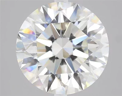 4.02ct H VS1 Rare Carat Ideal Cut Round Diamond