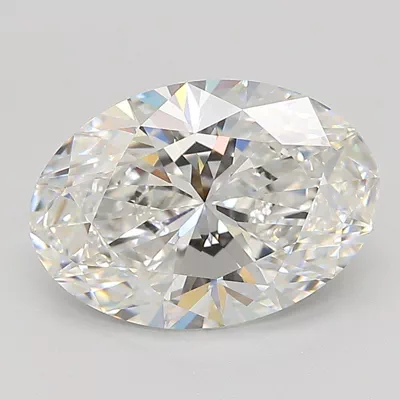 2.58ct E VVS2 Rare Carat Ideal Cut Oval Lab Grown Diamond