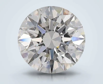 3.02ct E SI2 Rare Carat Ideal Cut Round Diamond