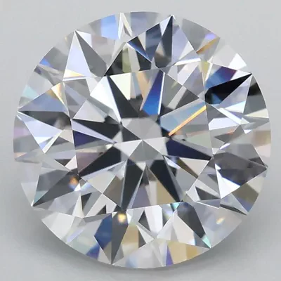 3.07ct E VVS2 Rare Carat Ideal Cut Round Lab Grown Diamond
