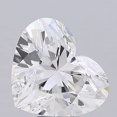 7.04ct F VS1 Rare Carat Ideal Cut Heart Lab Grown Diamond