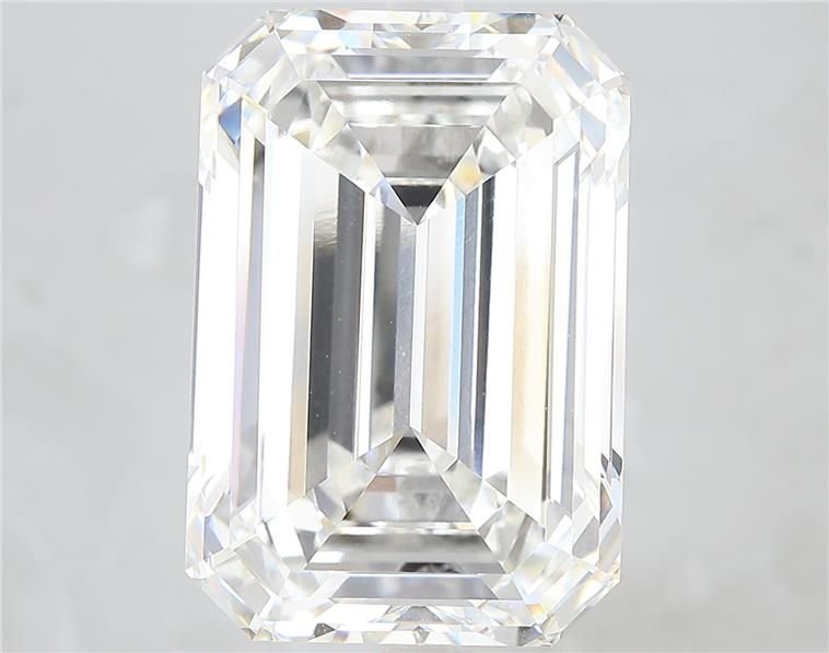 15.05ct F VVS2 Rare Carat Ideal Cut Emerald Lab Grown Diamond