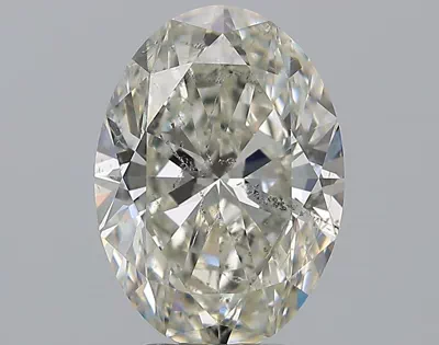 4.01ct I SI2 Rare Carat Ideal Cut Oval Diamond
