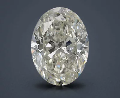 4.01ct I SI2 Rare Carat Ideal Cut Oval Diamond