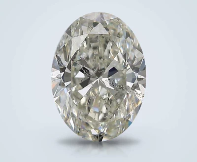 4.01ct I SI2 Rare Carat Ideal Cut Oval Diamond