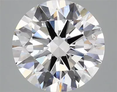 3.09ct E SI1 Rare Carat Ideal Cut Round Lab Grown Diamond