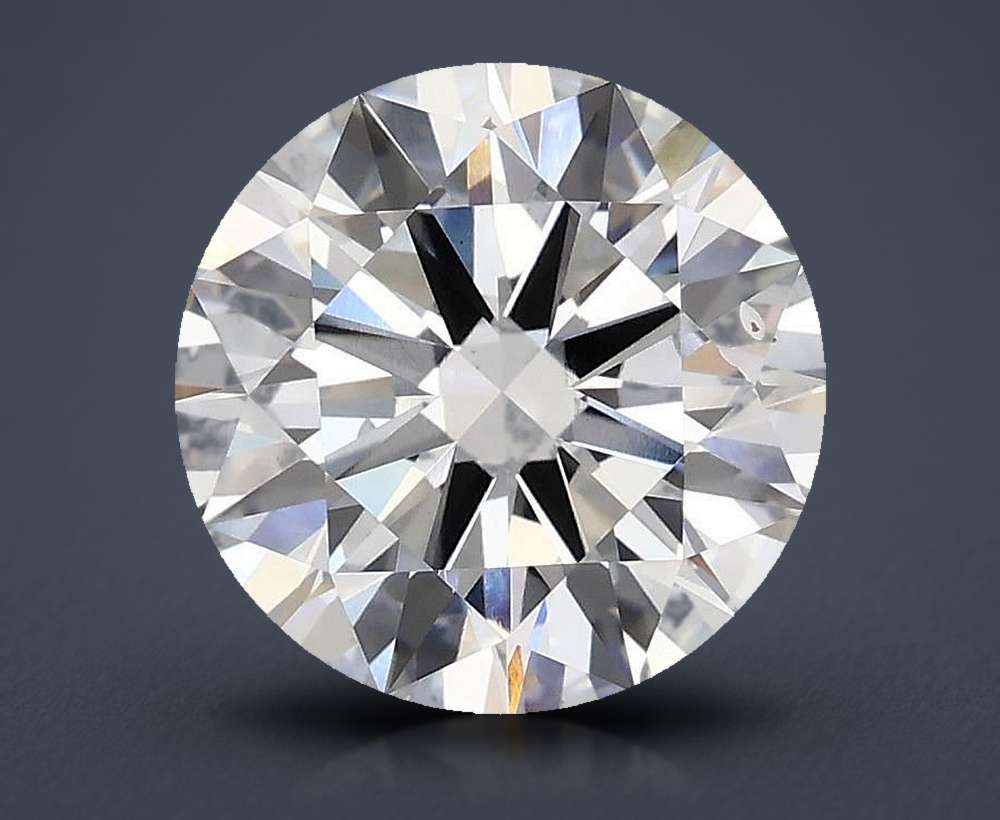 3.09ct E SI1 Rare Carat Ideal Cut Round Lab Grown Diamond