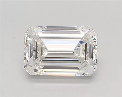 2.04ct E VVS2 Rare Carat Ideal Cut Emerald Lab Grown Diamond