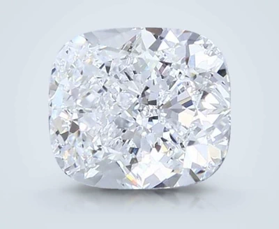 3.05ct D VS2 Rare Carat Ideal Cut Cushion Diamond