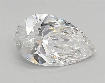 1.14ct D VVS1 Rare Carat Ideal Cut Pear Lab Grown Diamond