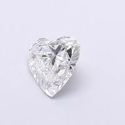 0.61ct D VVS2 Very Good Cut Heart Lab Grown Diamond