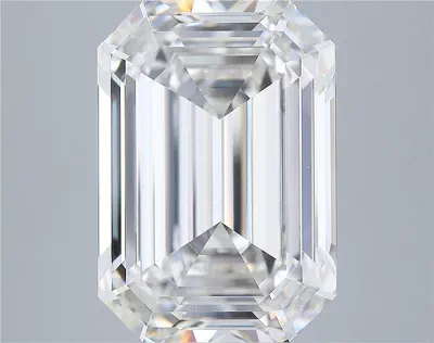 10.72ct H VVS1 Rare Carat Ideal Cut Emerald Diamond