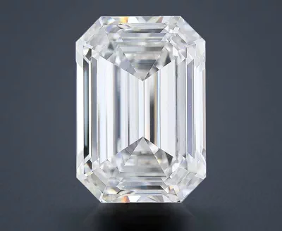 10.72ct H VVS1 Rare Carat Ideal Cut Emerald Diamond