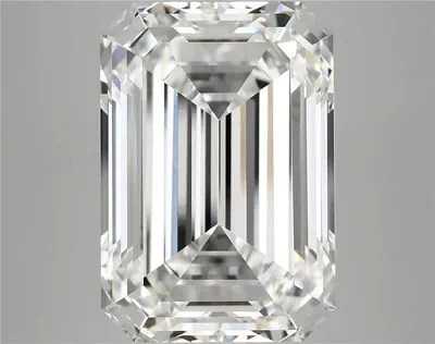 12.30ct F VVS2 Rare Carat Ideal Cut Emerald Lab Grown Diamond