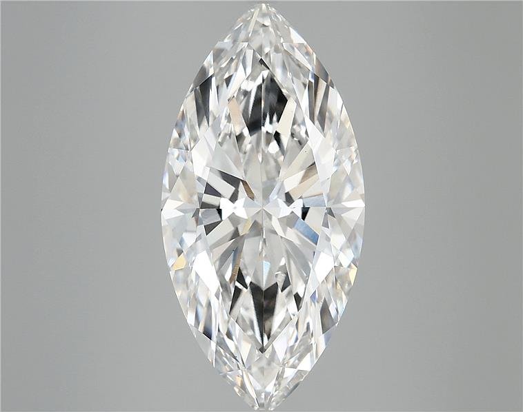 6.05ct F VS1 Rare Carat Ideal Cut Marquise Lab Grown Diamond