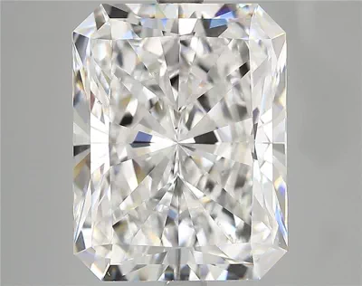 7.01ct E VS2 Rare Carat Ideal Cut Radiant Diamond
